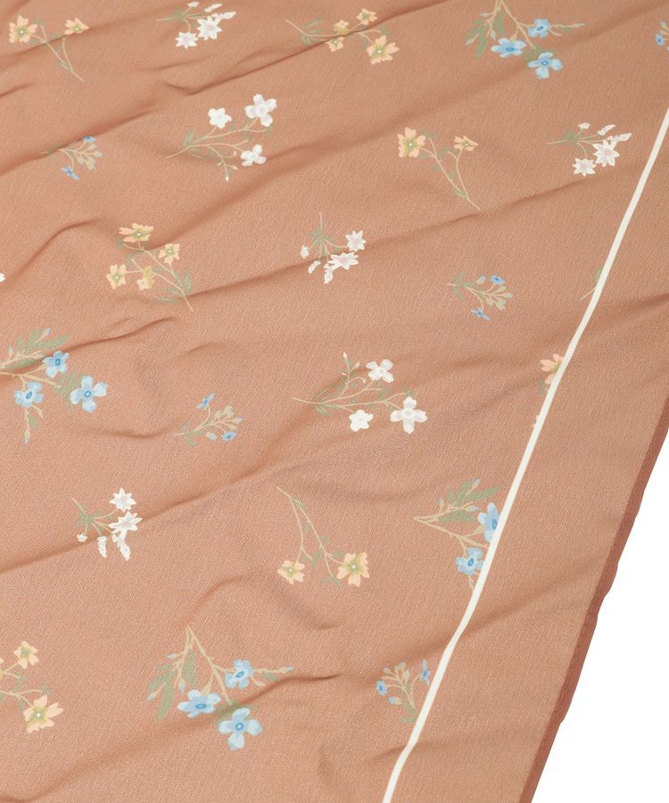 Green Parks「フラワーシルキースカーフ」|バンダナ・スカーフ|