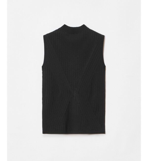 LOULOU WILLOUGHBY「【LOULOU WILLOUGHBY】リブキリカエモックネックプルオーバー」|ニット・セーター|