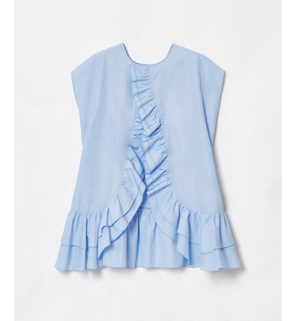 LOULOU WILLOUGHBY「【LOULOU WILLOUGHBY】ブロードフリルブラウス」|シャツ・ブラウス|