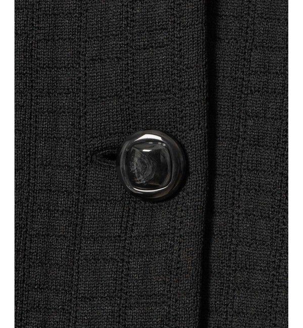 LOULOU WILLOUGHBY「【LOULOU WILLOUGHBY】ダブルジャガードパフニットジャケット」|ニット・セーター|