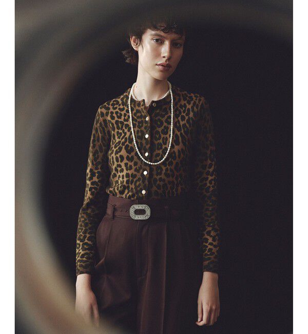 LOULOU WILLOUGHBY「【LOULOU WILLOUGHBY】メリノウールカラーカーディガン」|カーディガン|