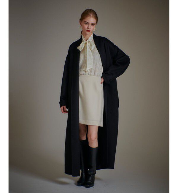 LOULOU WILLOUGHBY「【LOULOU WILLOUGHBY】ダブルクロスミニスカート」|スカート|