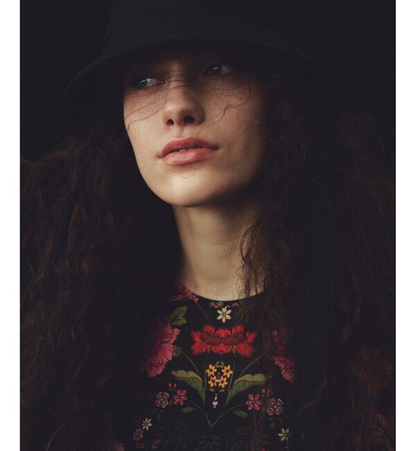 LOULOU WILLOUGHBY「【LOULOU WILLOUGHBY】シンメトリーフラワープリントワンピース」|ワンピース|