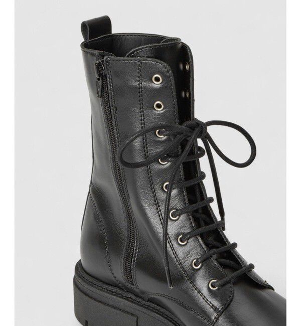 allureville「レースアップショートブーツ」|ロングブーツ|