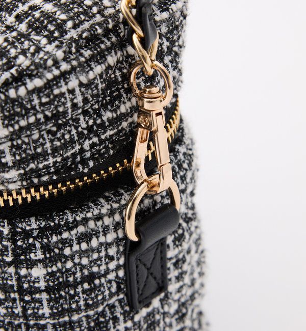  「チャーム付きキルティングバニティバッグ」|ショルダー・メッセンジャー|