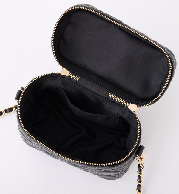  「チャーム付きキルティングバニティバッグ」|ショルダー・メッセンジャー|