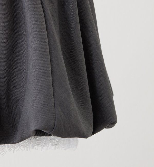  「レース付きバルーンミニスカパン」|スカート|