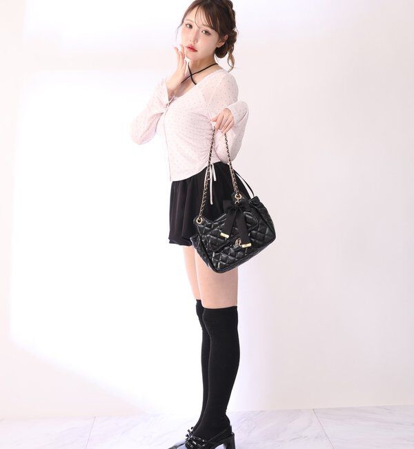  「レース付きバルーンミニスカパン」|スカート|