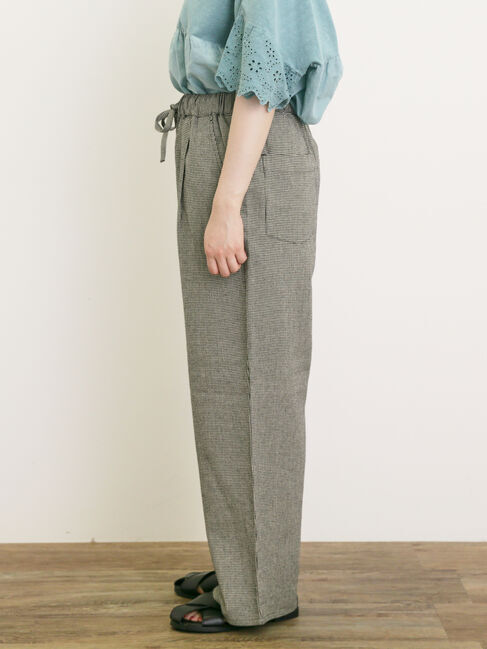 Samansa Mos2「レーヨン麻ゆるストレートパンツ」|その他|