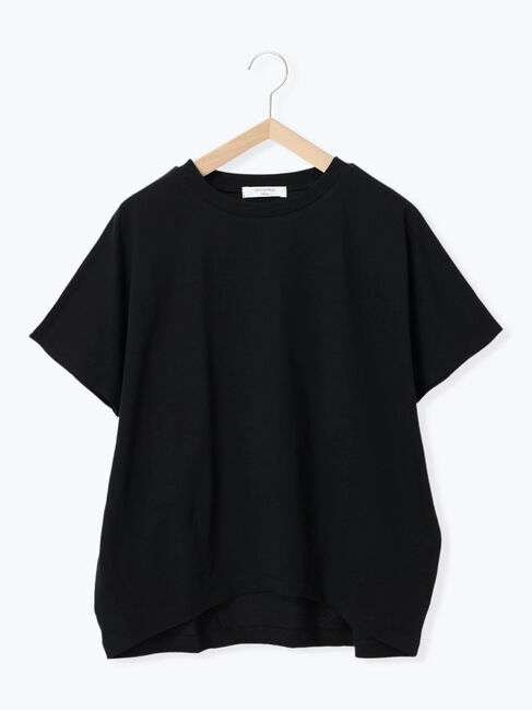 Samansa Mos2 blue「【USAコットン】アソートフレンチスリーブTシャツ」|Tシャツ・カットソー|