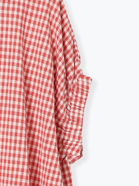 Samansa Mos2「袖口ギャザー前後2WAYチュニック」|シャツ・ブラウス|