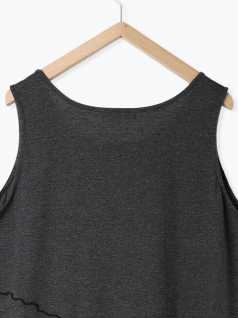 Samansa Mos2 blue「◎【接触冷感】切替カットワンピース」|ワンピース|