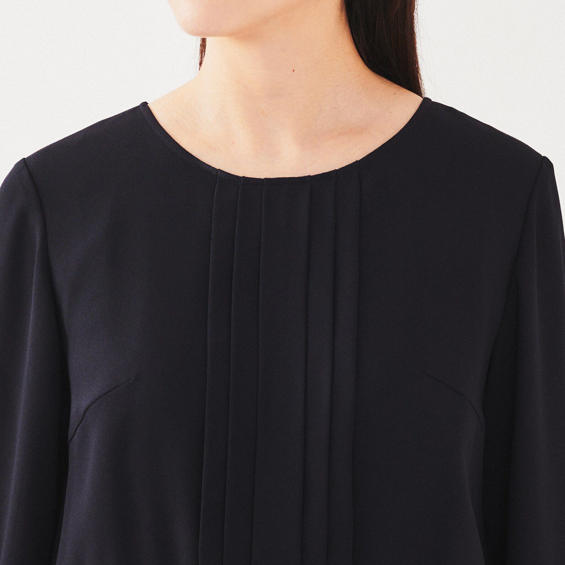 UNTITLED「【通勤】ジョーゼット プリーツワンピース」|ワンピース|