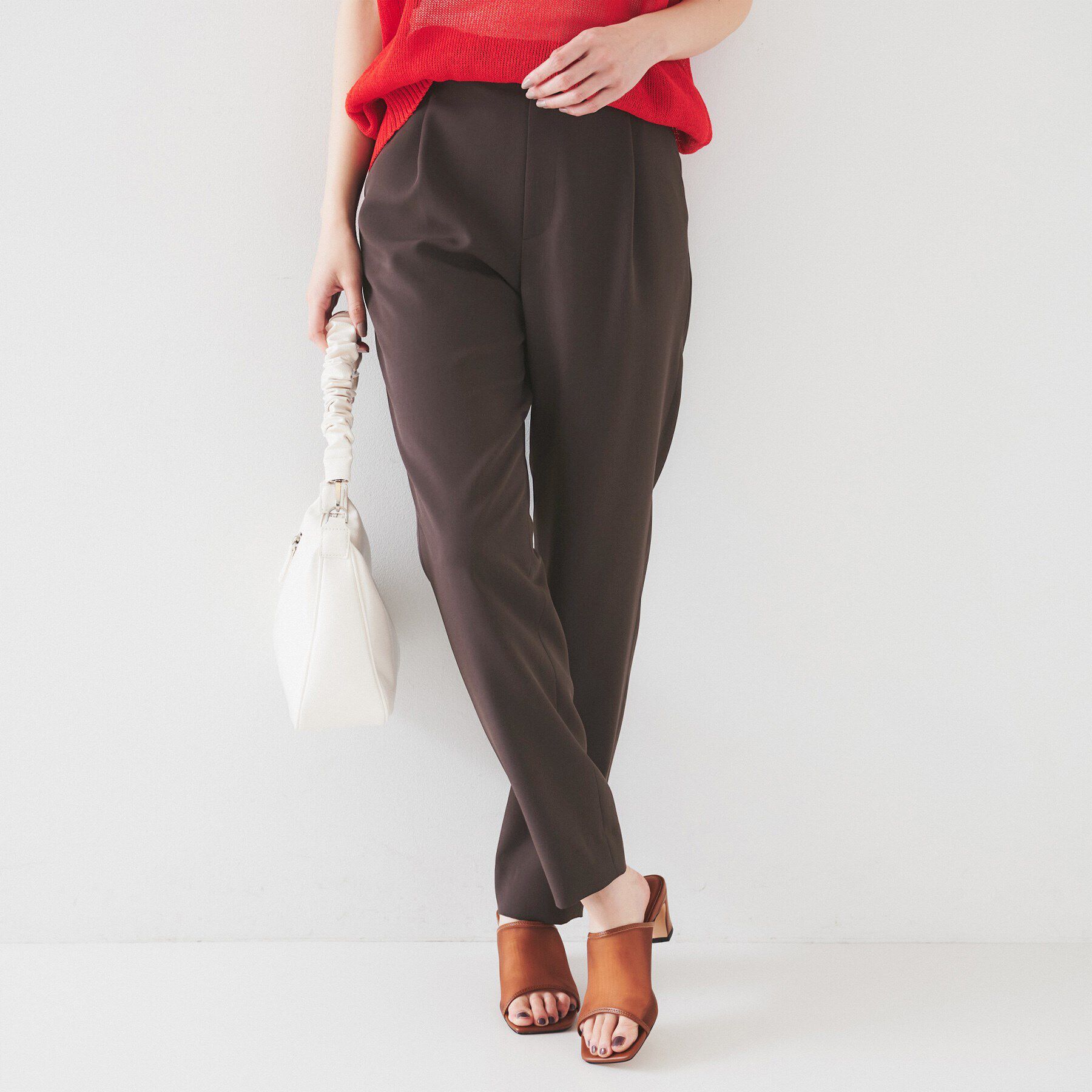 UNTITLED「【オンオフ/ストレッチ】ツイルテーパードパンツ」|その他|