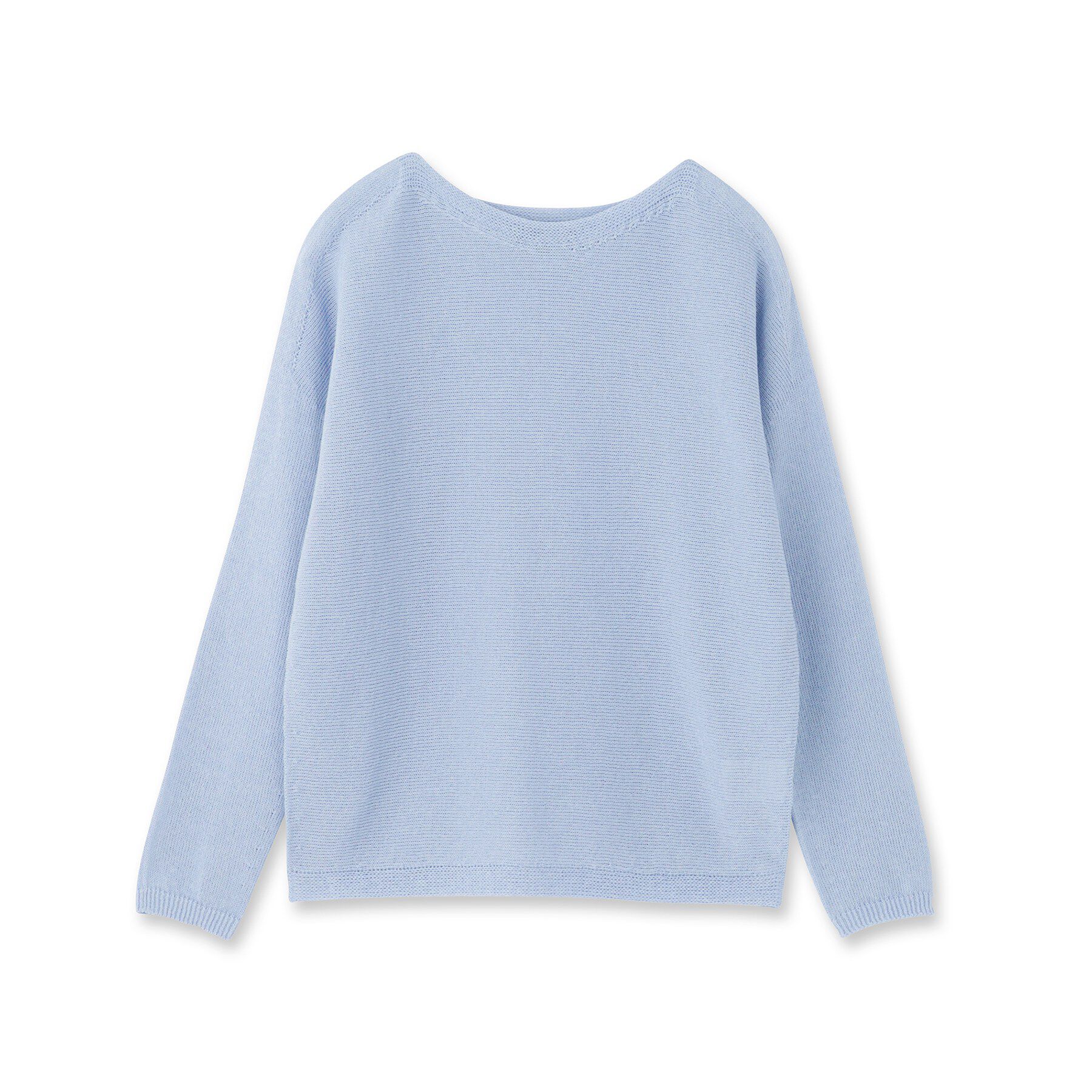 UNTITLED「【古畑星夏さん着用/8色展開/程よい透け感】ドライタッチボートネックニット」|ニット・セーター|