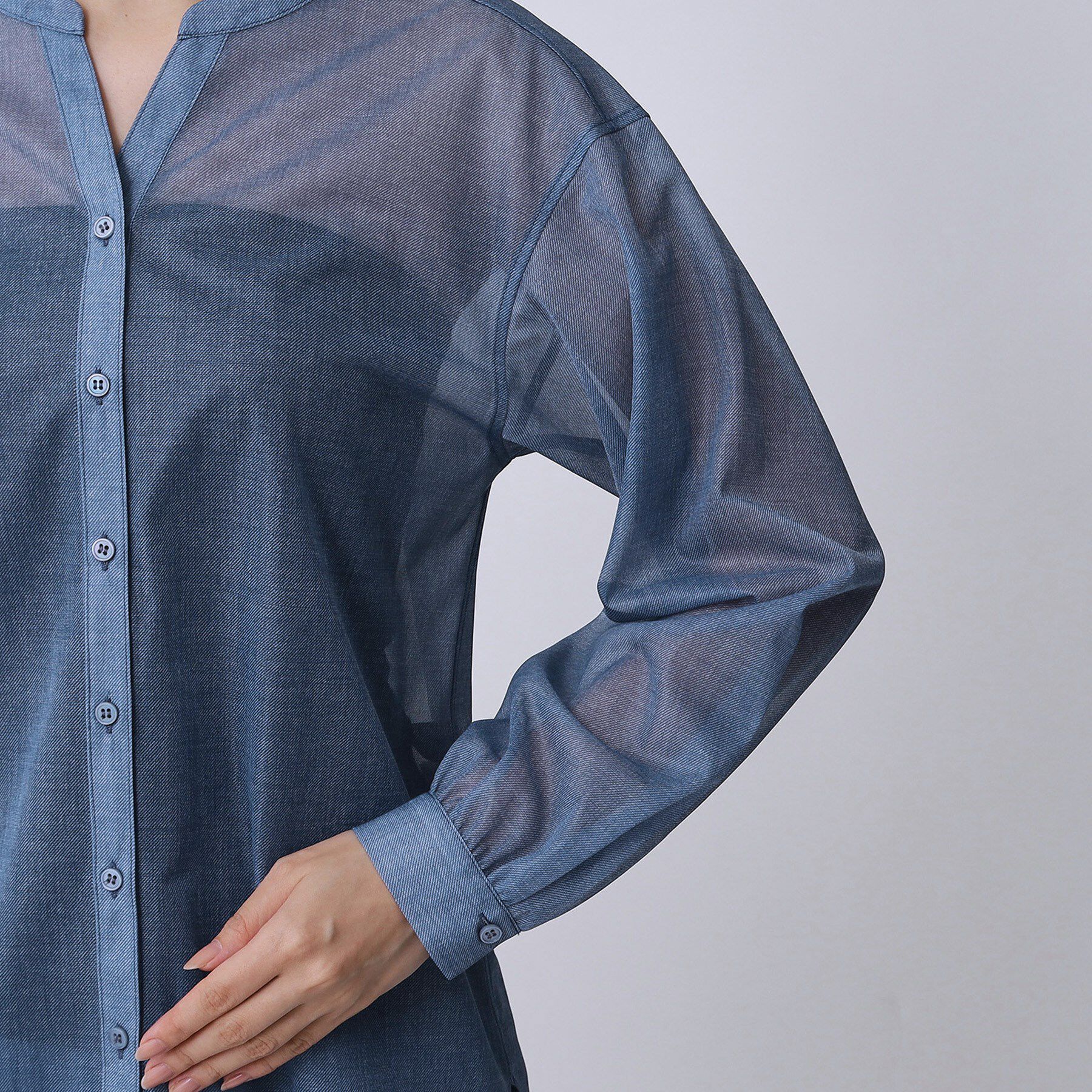 COUP DE CHANCE「【手洗い可】シアーブラウス」|シャツ・ブラウス|