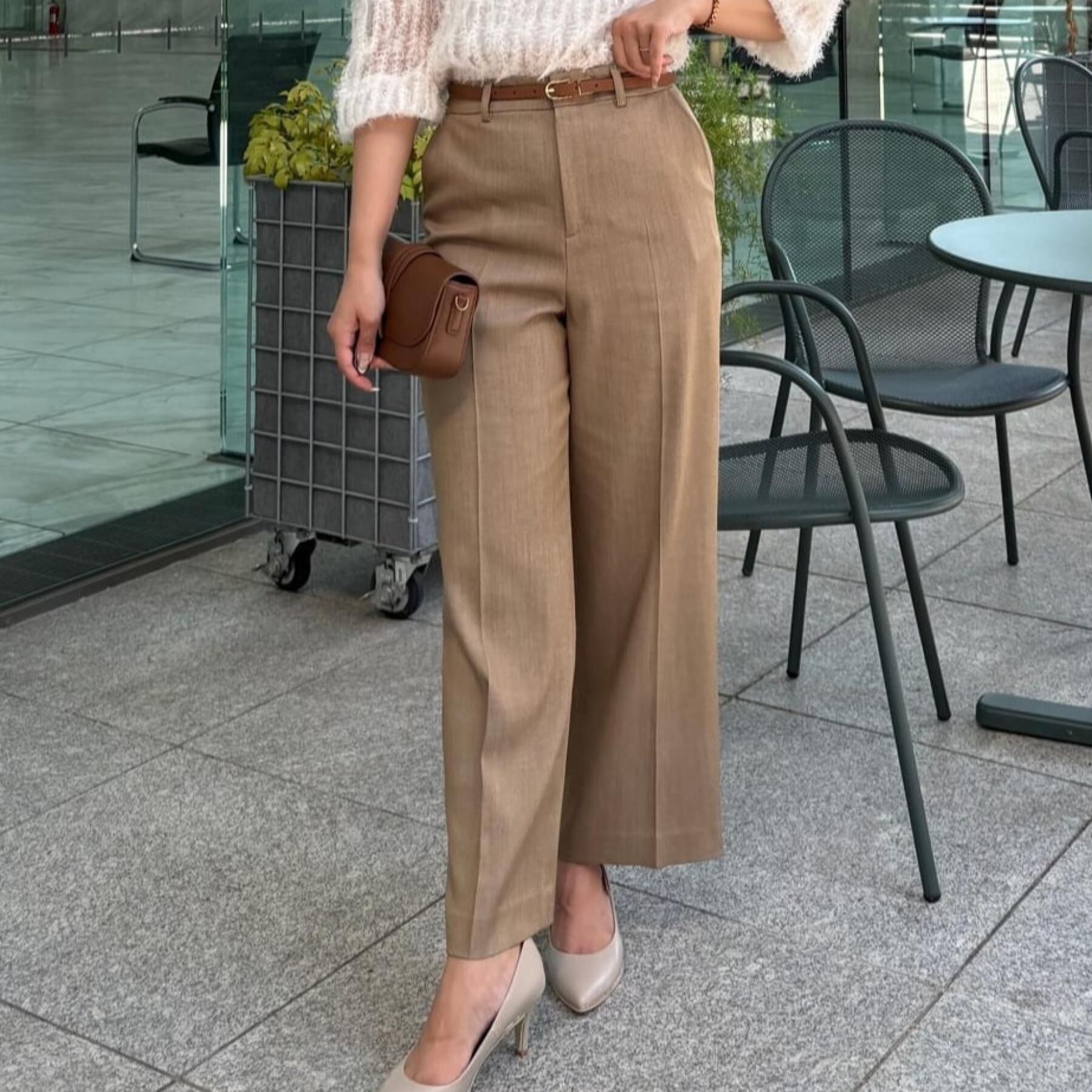 COUP DE CHANCE「【手洗い可／日本製】きれいめデニム風パンツ」|その他|