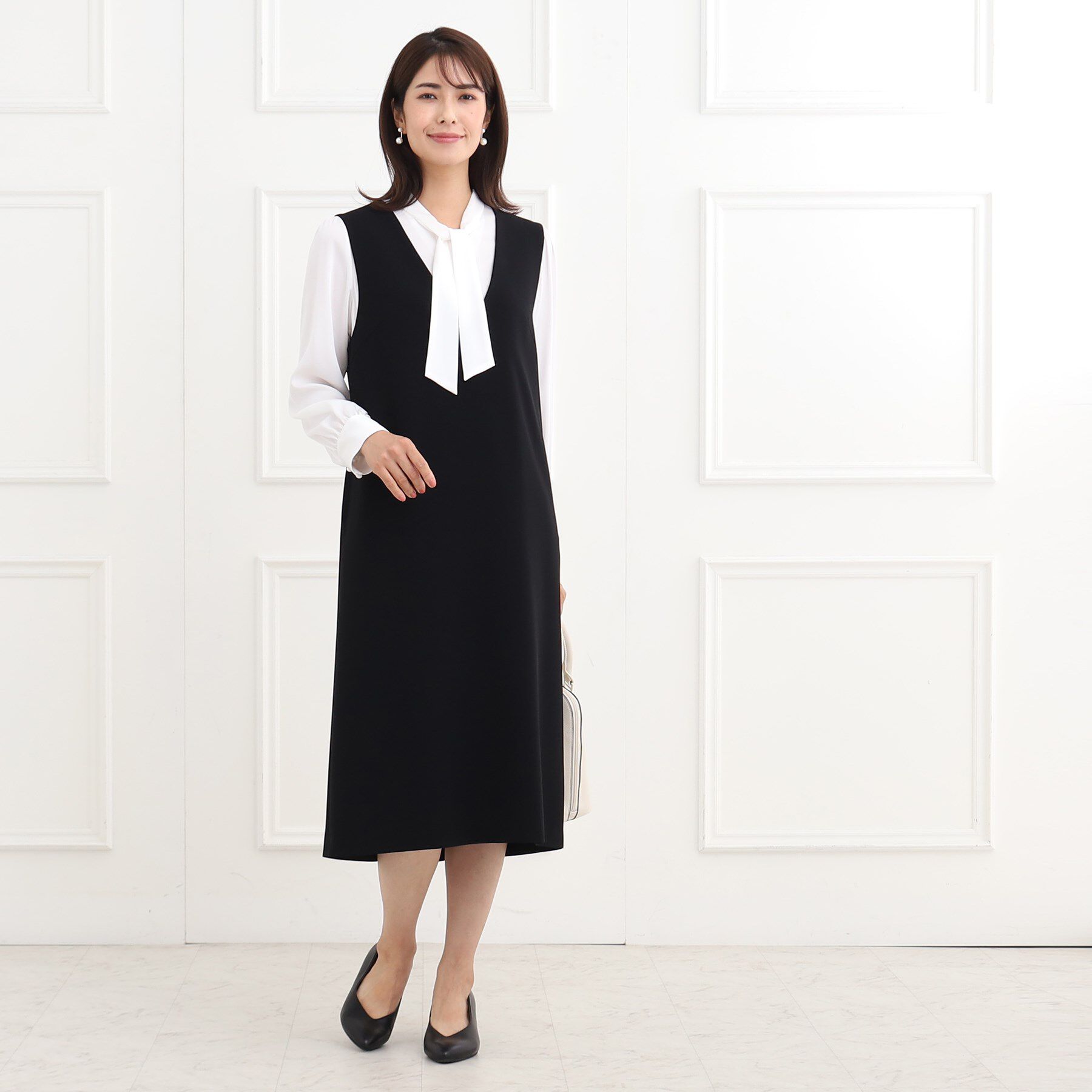 Reflect「【フォーマル/洗える/セットアップ可】ジャンパースカート」|ワンピース|