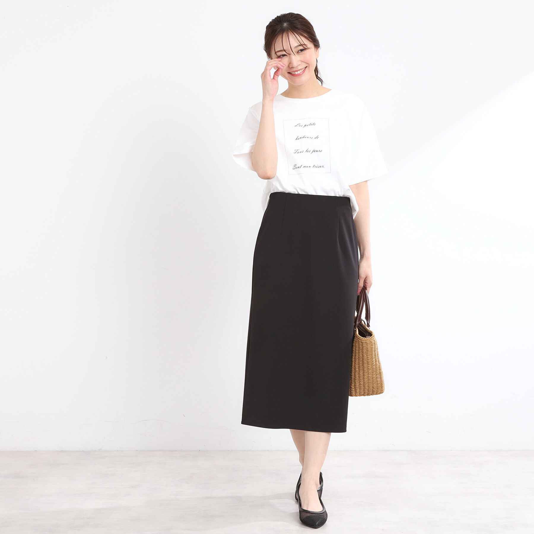 Reflect「【マシンウォッシュ可】ナロースカート」|スカート|