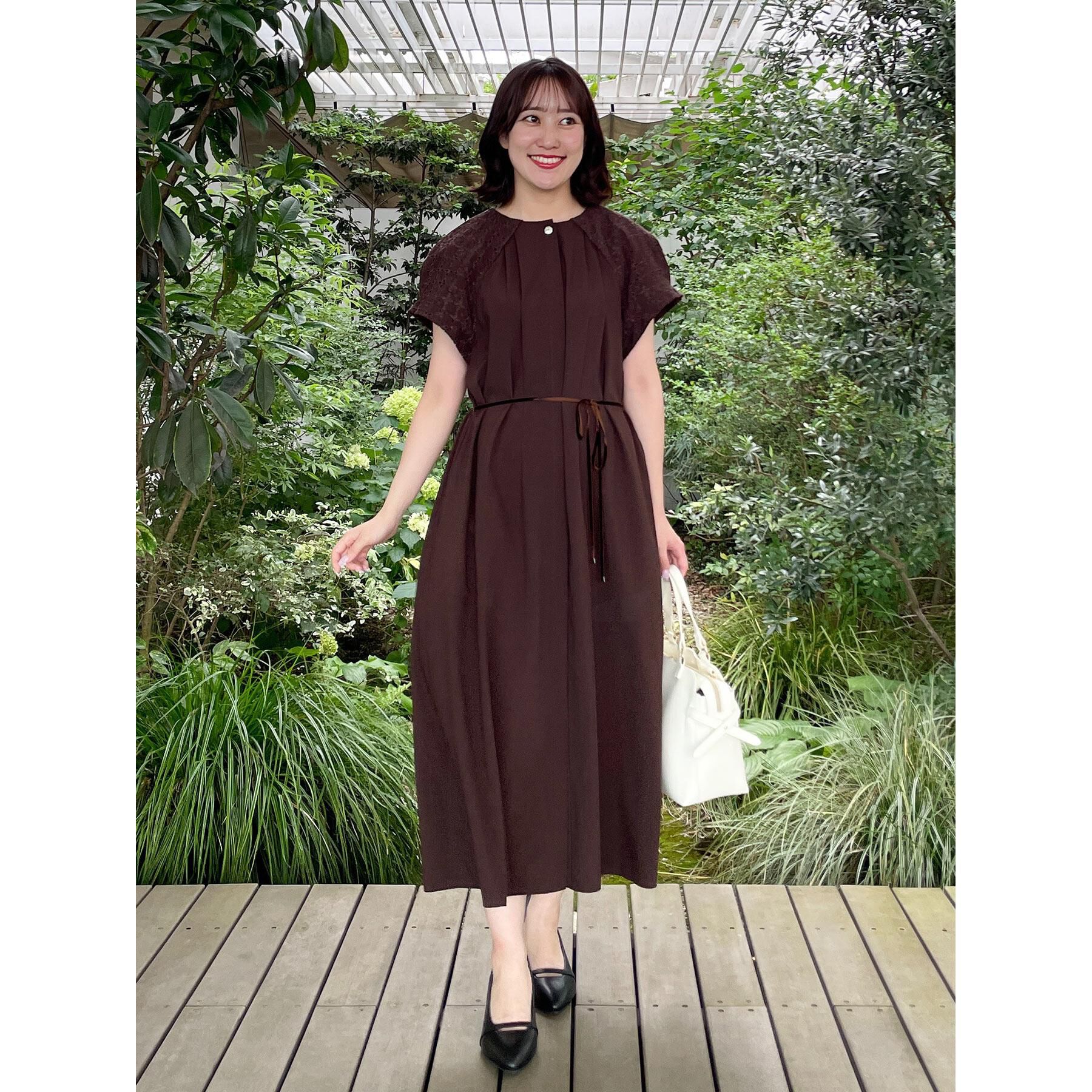 Reflect「カットワークレーススリーブワンピース」|ワンピース|