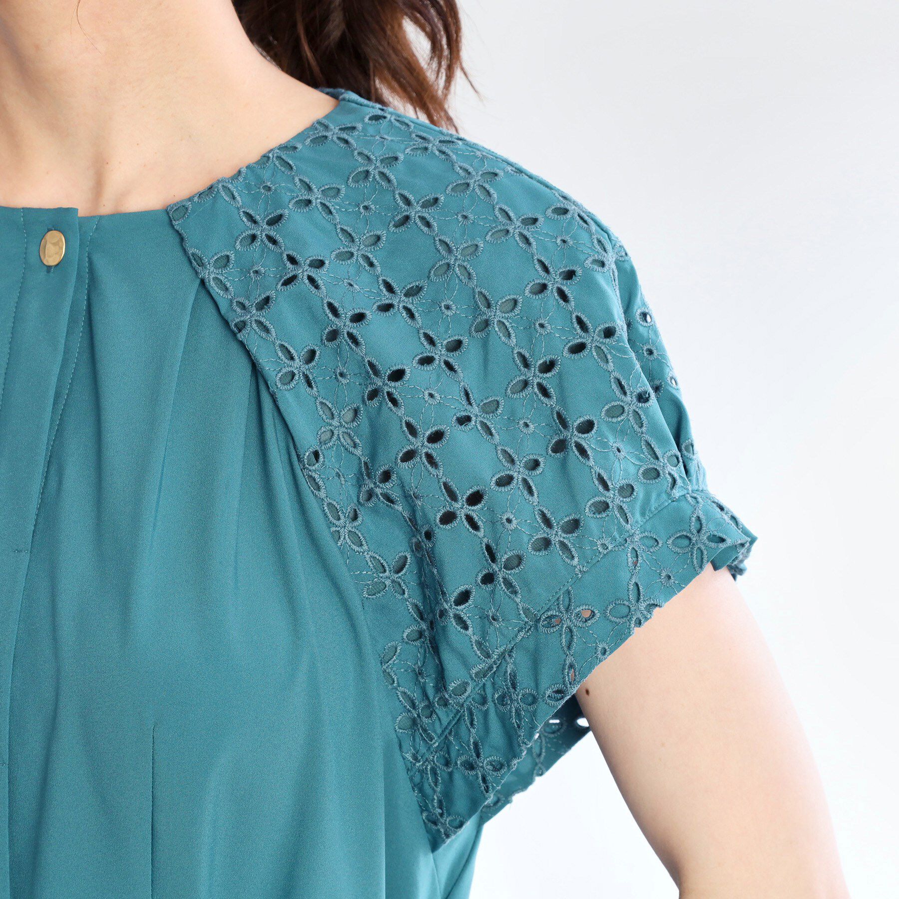 Reflect「カットワークレーススリーブワンピース」|ワンピース|