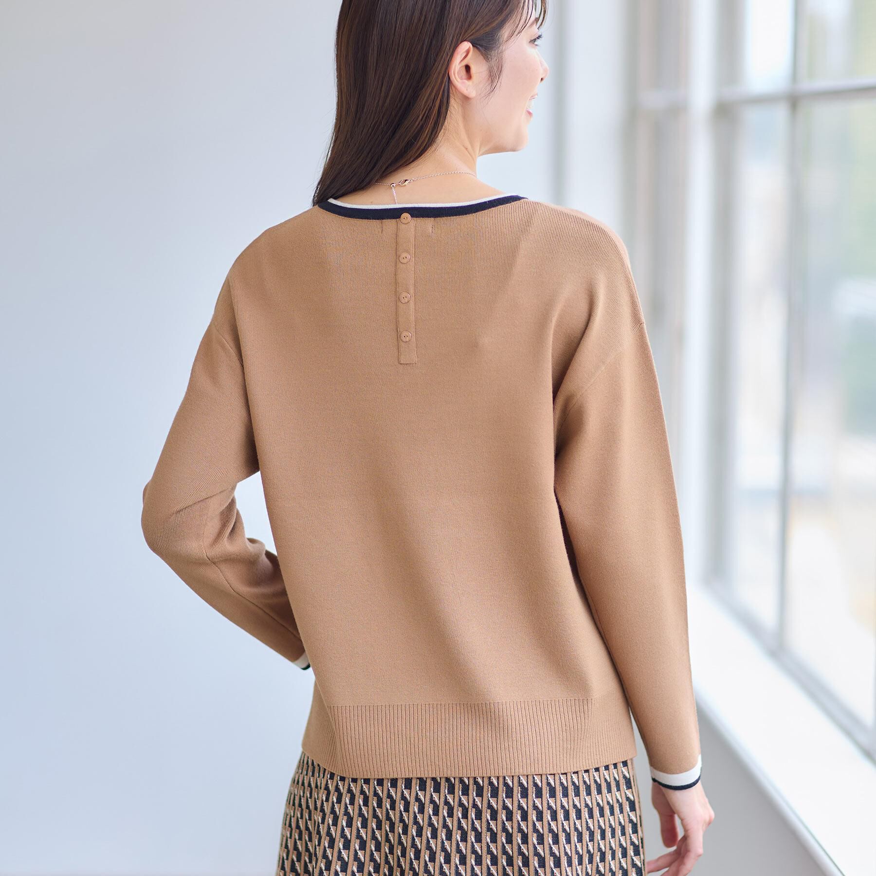 Reflect「【WEB先行カラーあり／セットアップ可】ゆったりフォルムニット」|ニット・セーター|