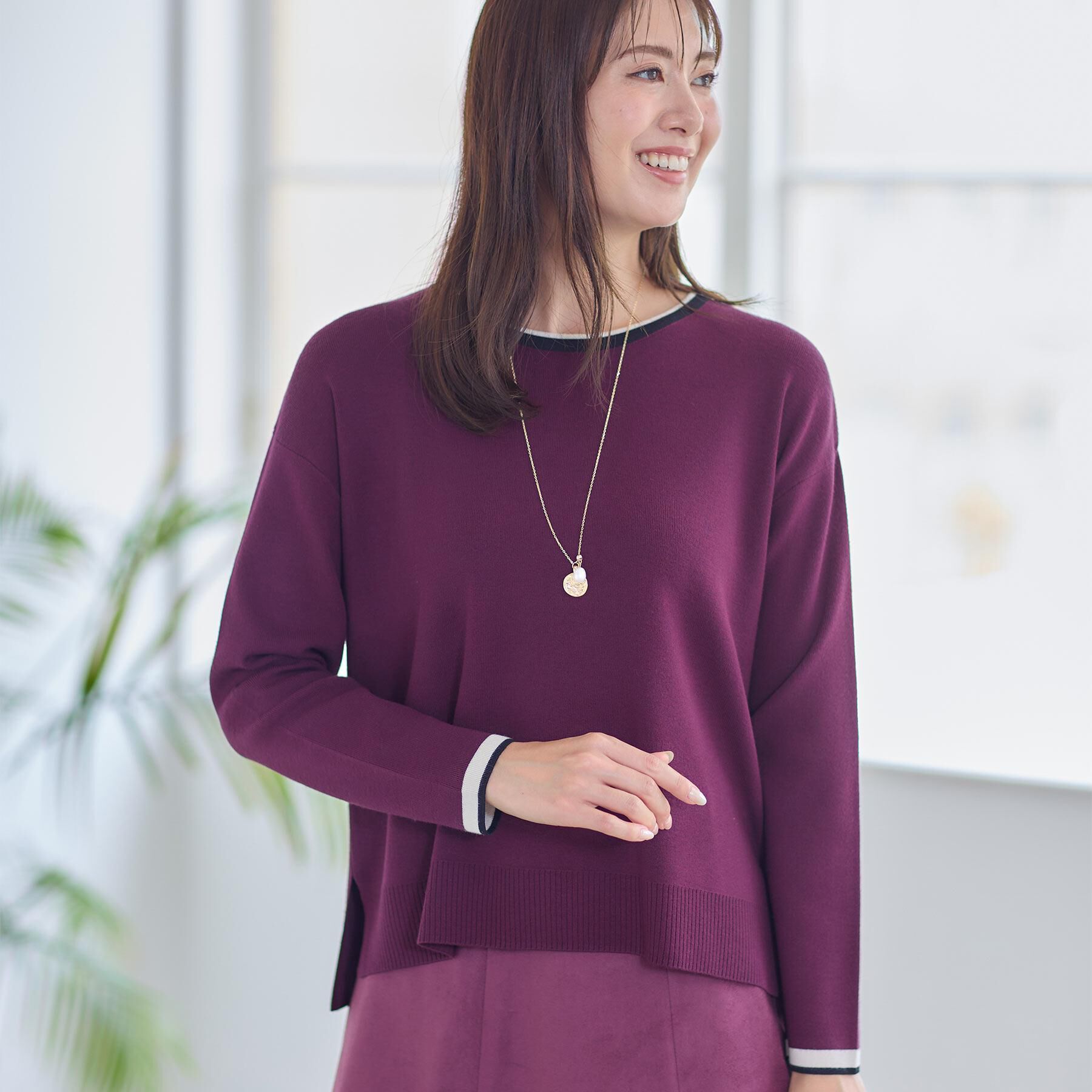 Reflect「【WEB先行カラーあり／セットアップ可】ゆったりフォルムニット」|ニット・セーター|