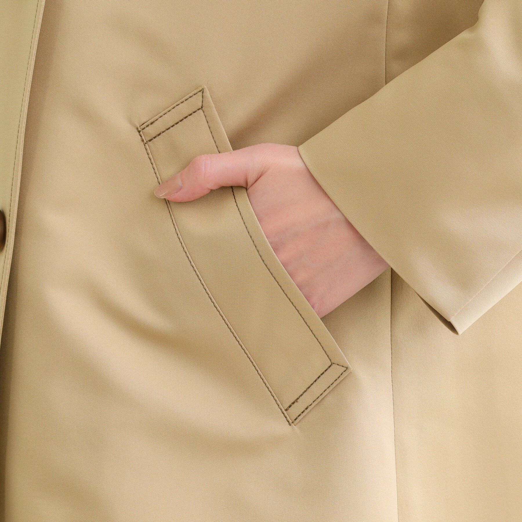 Reflect「【オン・オフ着回しやすい◎】ダブルブレストジャケット」|ステンカラーコート|