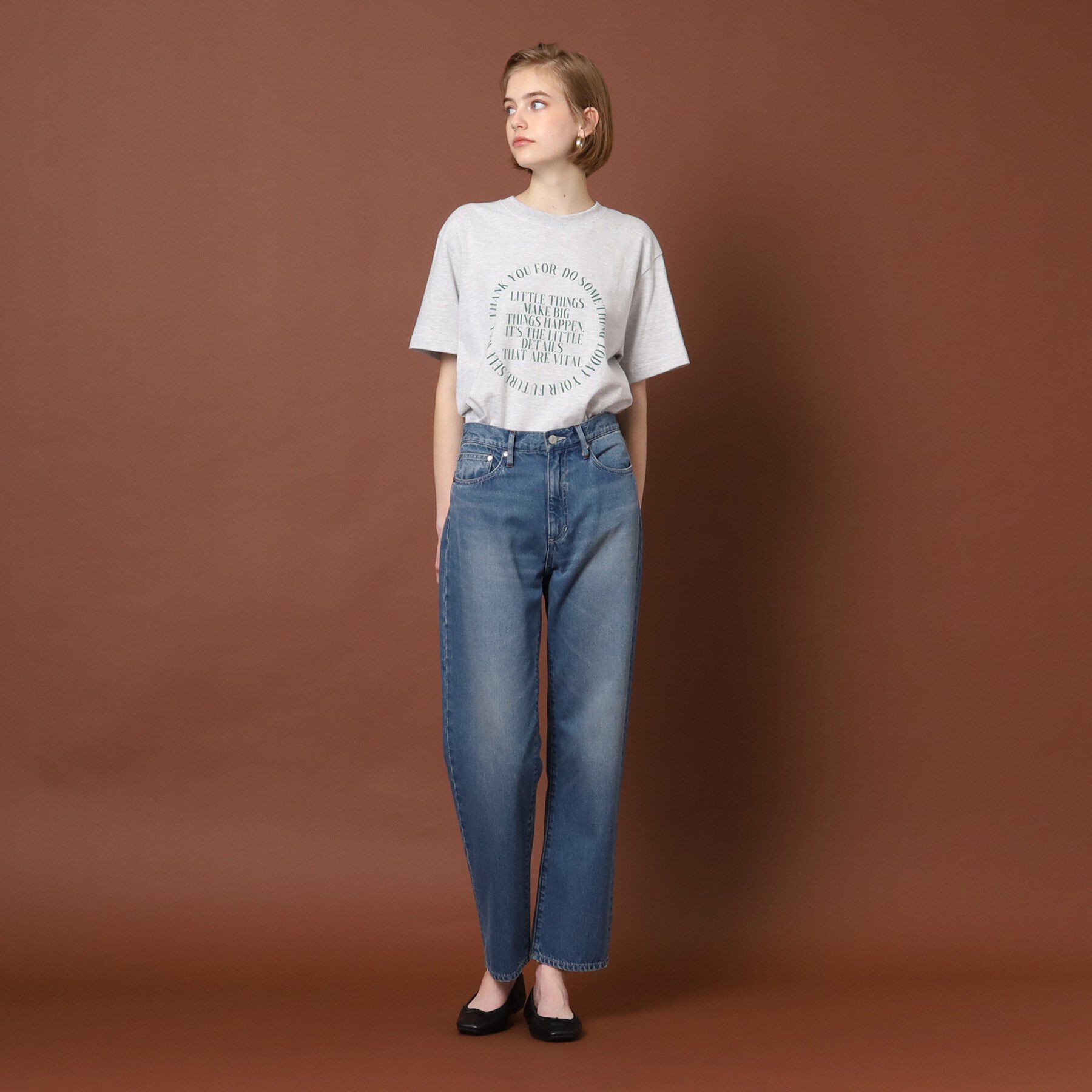 DRESSTERIOR「【ウォッシャブル】テーパードコンフォートデニム」|デニム|