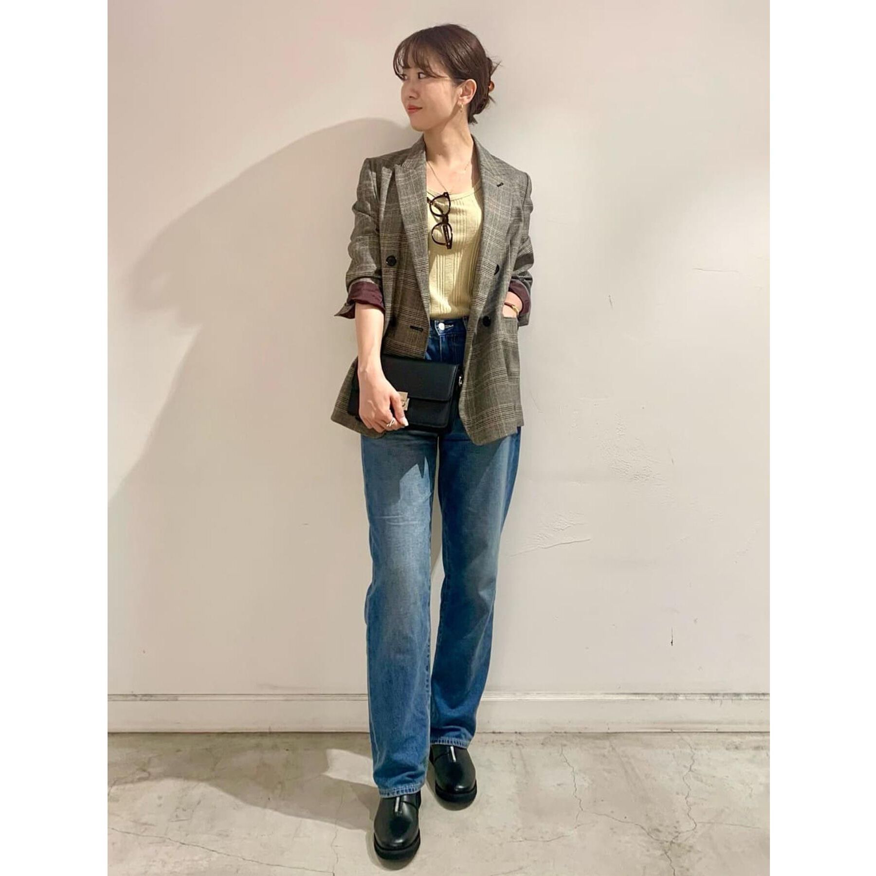 DRESSTERIOR「【ウォッシャブル】テーパードコンフォートデニム」|デニム|