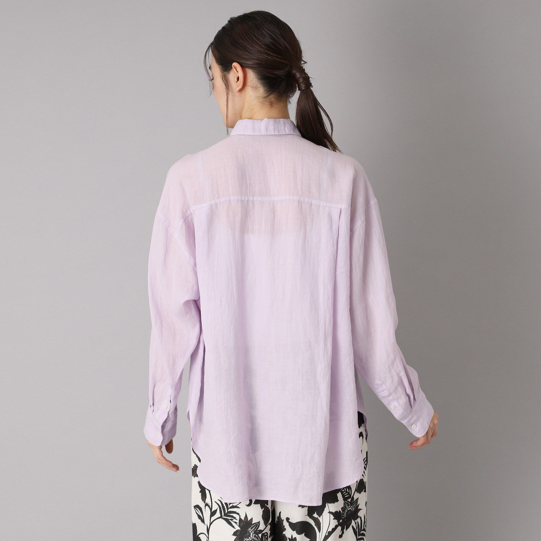 DRESSTERIOR「【人気定番/ラミー100％】ガーメントダイラミーシャツ」|シャツ・ブラウス|