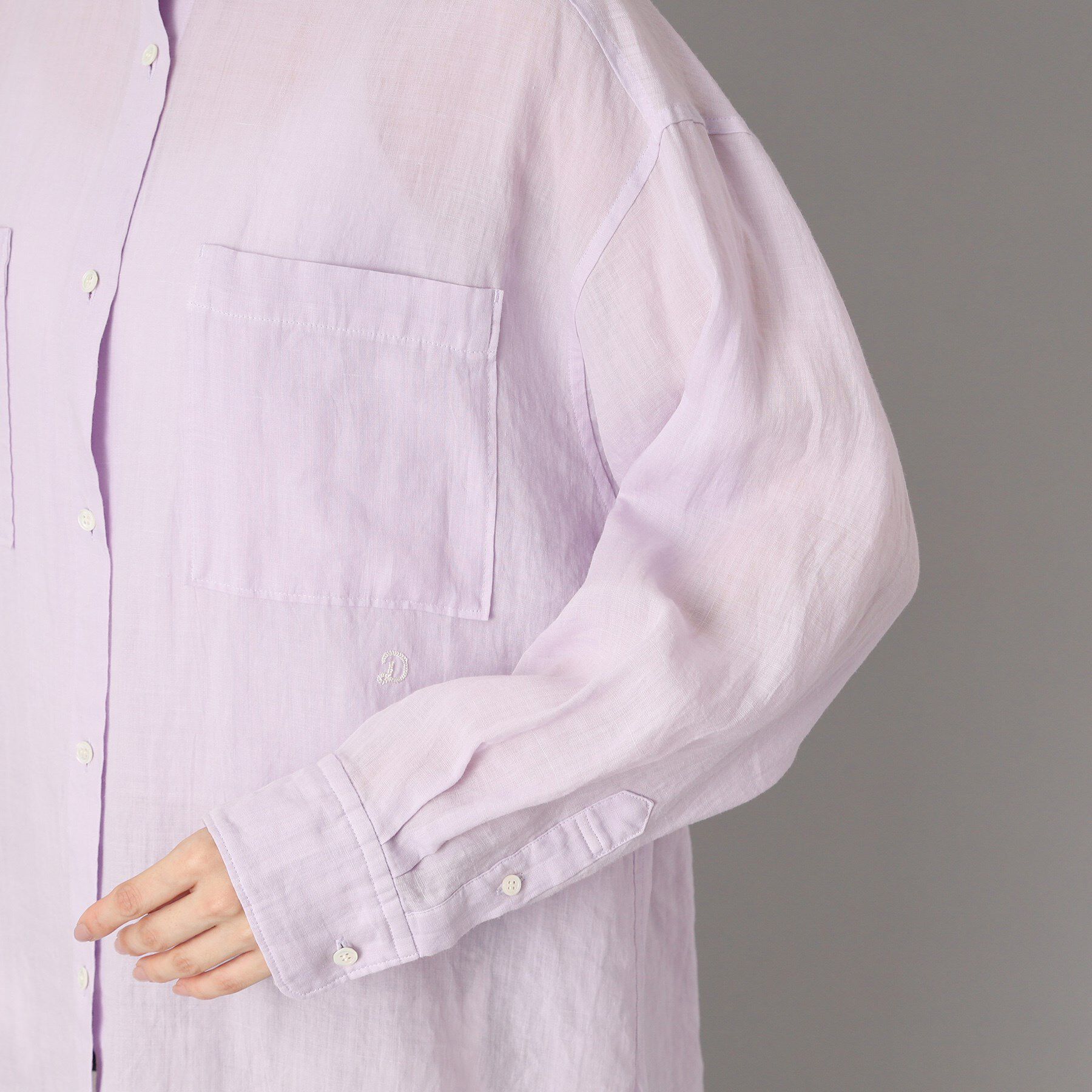 DRESSTERIOR「【人気定番/ラミー100％】ガーメントダイラミーシャツ」|シャツ・ブラウス|