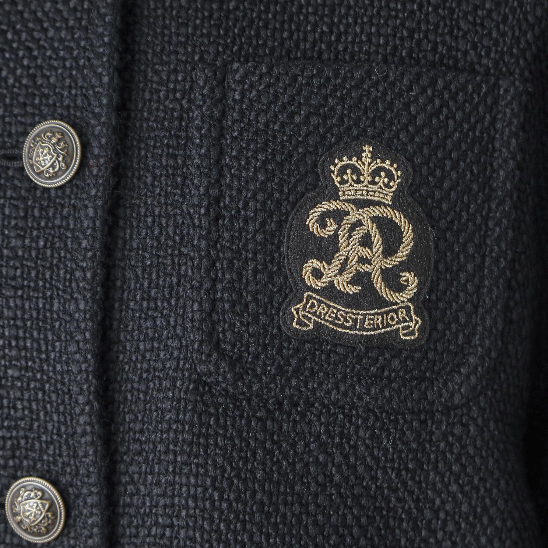 DRESSTERIOR「エンブレムショートブルゾン」|ブルゾン・スタジャン|