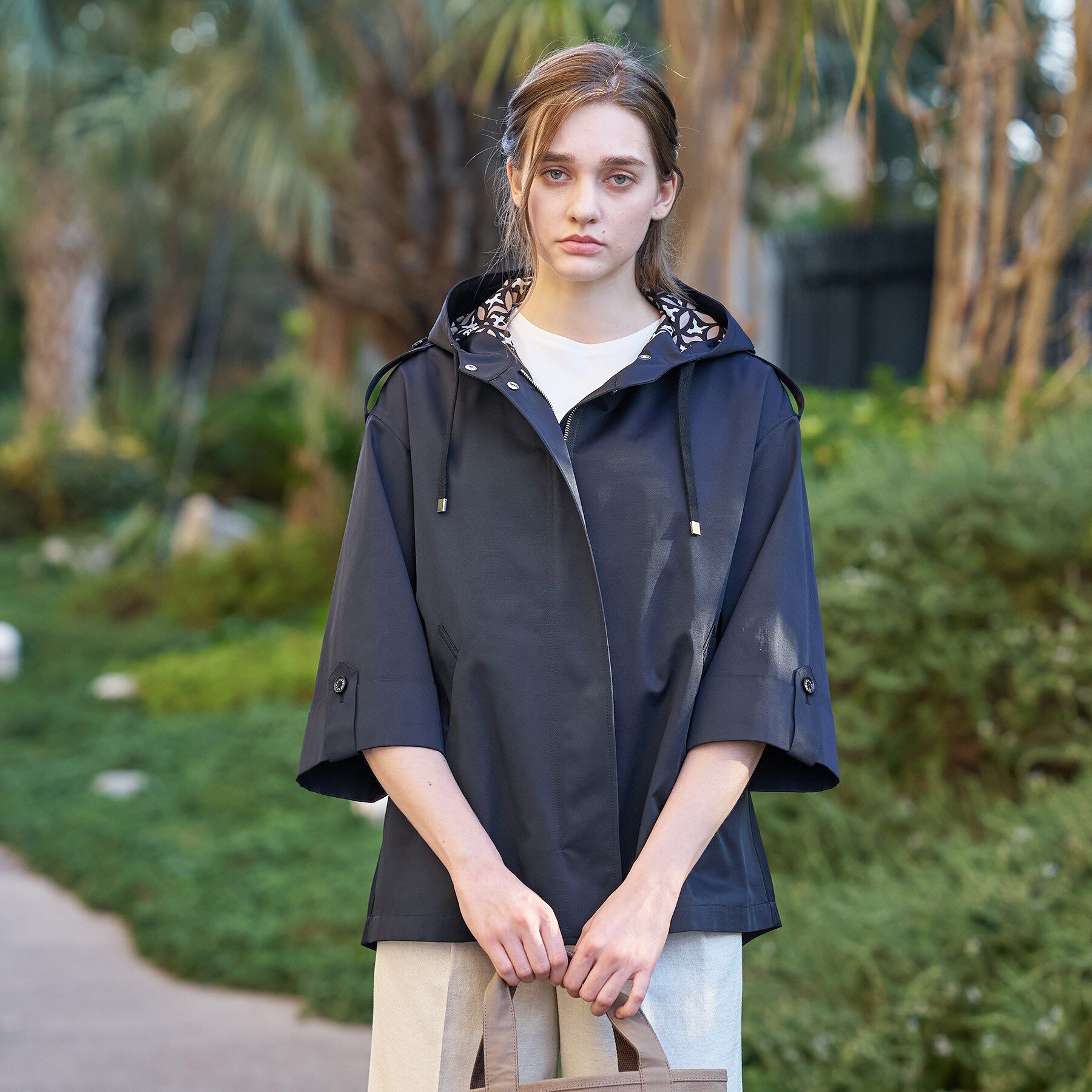 DRESSTERIOR「【ウォッシャブル/撥水素材】Ａライン ショートモッズコート」|ブルゾン・スタジャン|