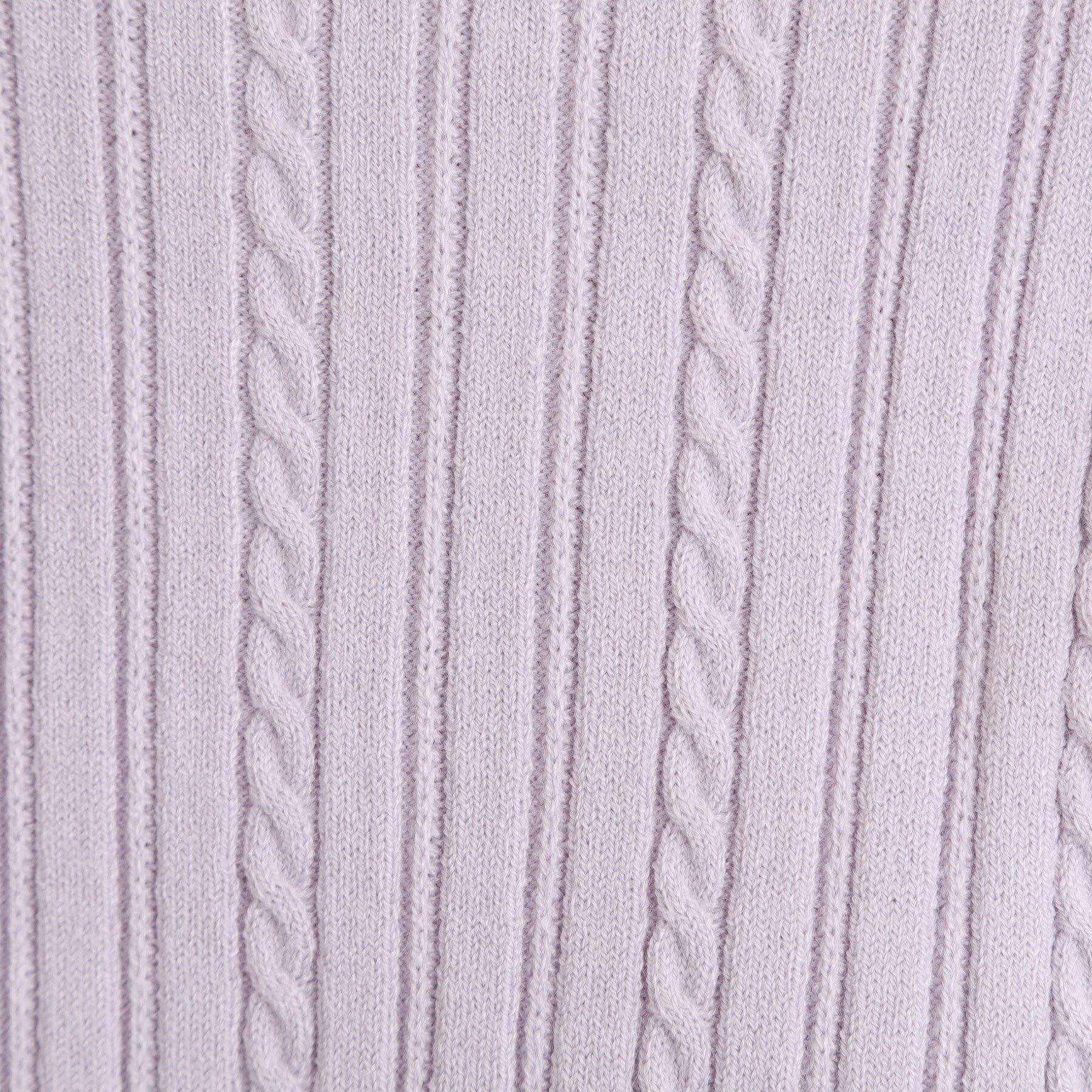 grove「【毛玉軽減／洗える】クロップドミニケーブルニット」|ニット・セーター|