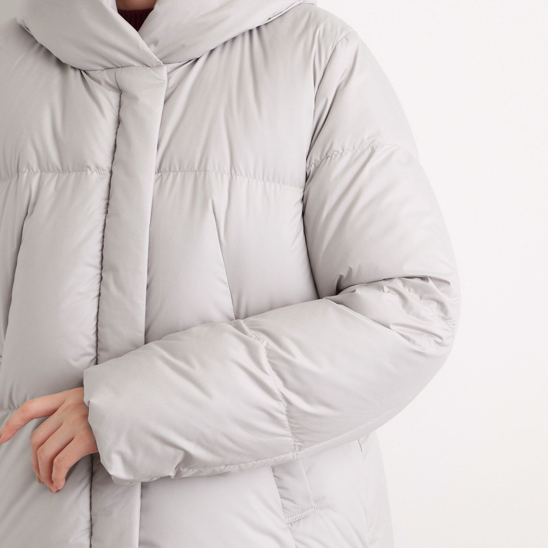 grove「【名品アウター／800FP・多機能】つつまれダウンショート」|ダウン|