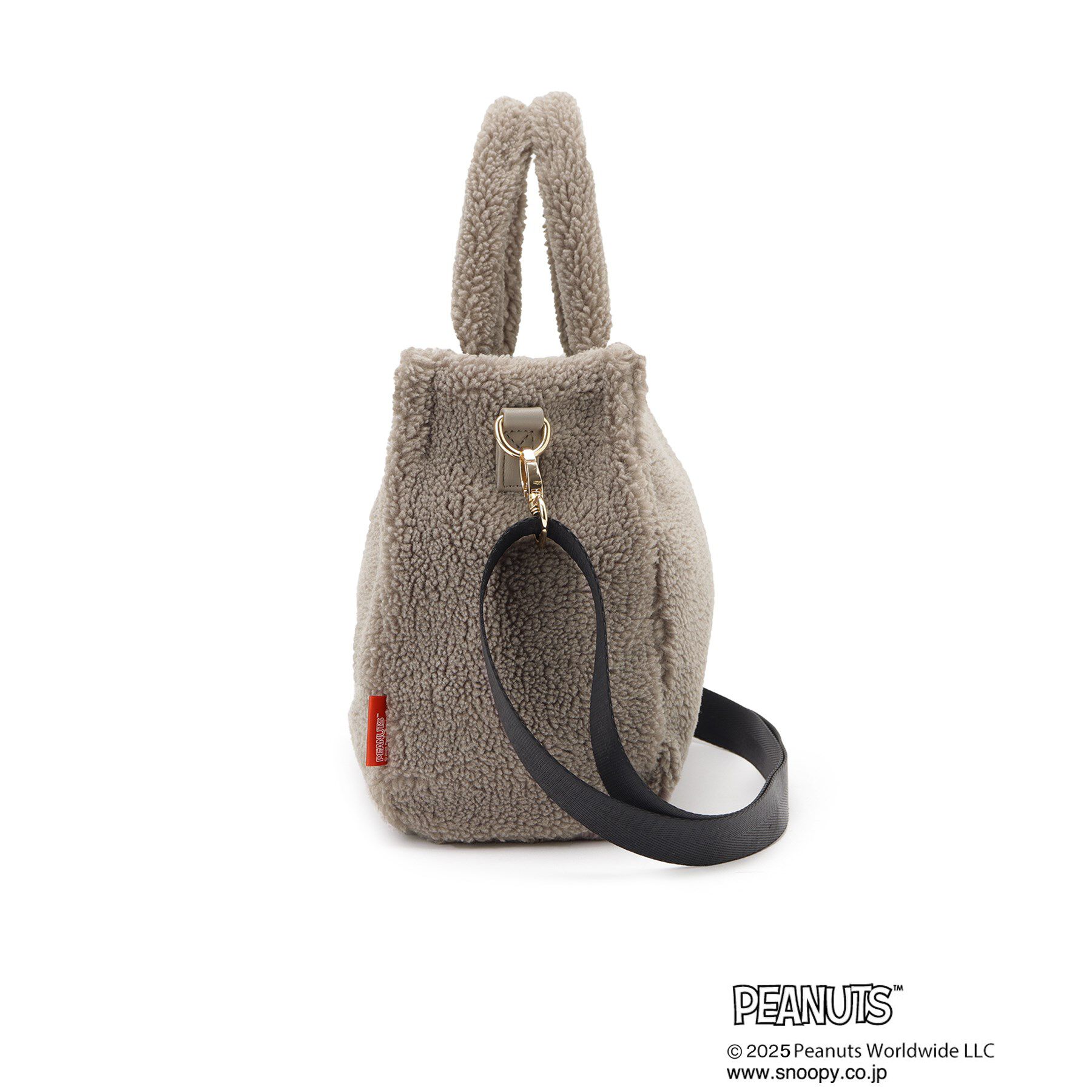 grove「【PEANUTS】ボアスクエア2WAYトート」|トートバッグ|