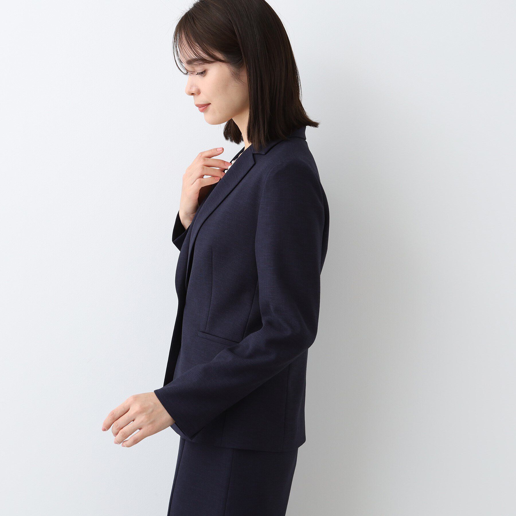 INDIVI「【洗える／スーツ】テーラードカラージャケット」|スーツ|