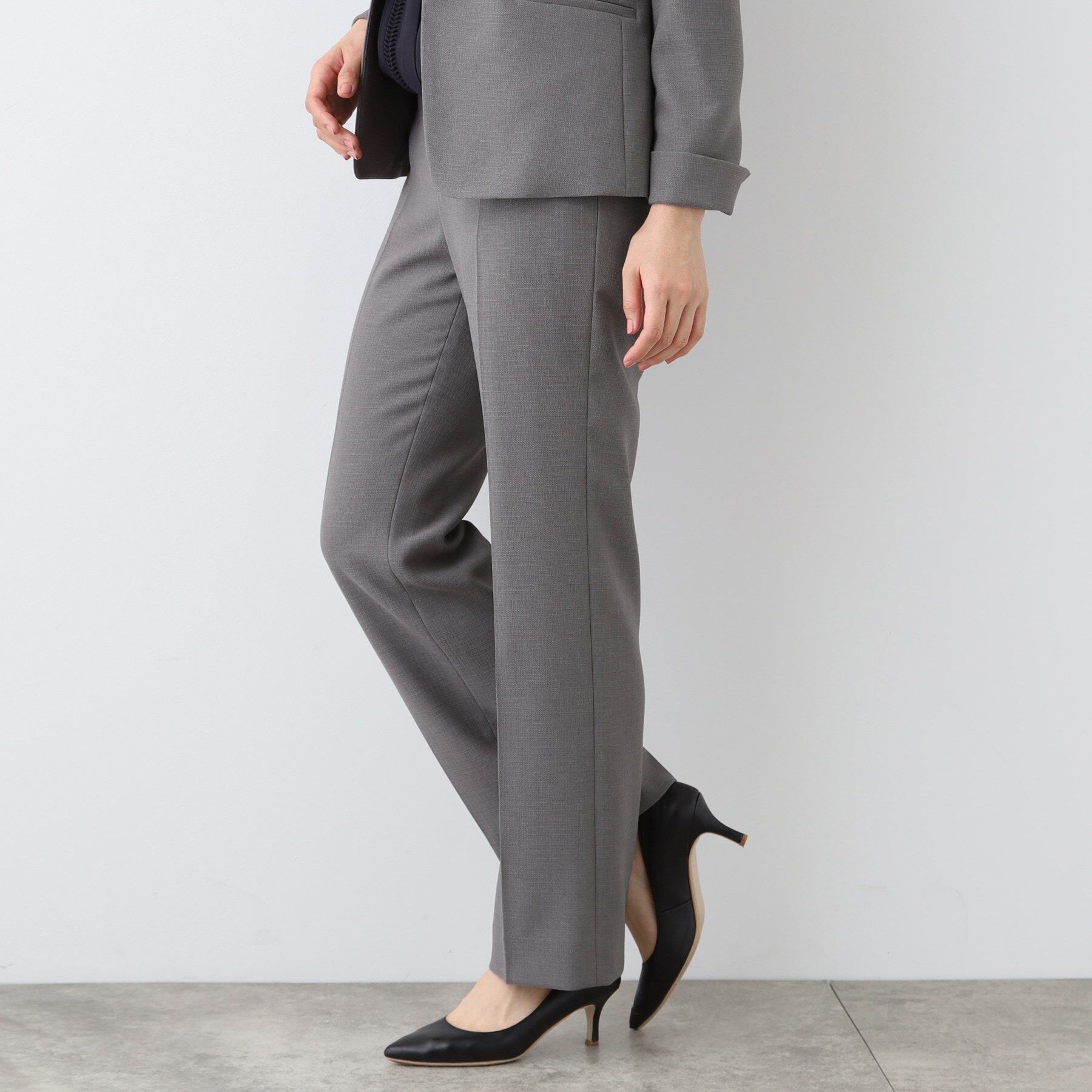 INDIVI「【洗える／スーツ】ストレートラインパンツ」|スーツ|