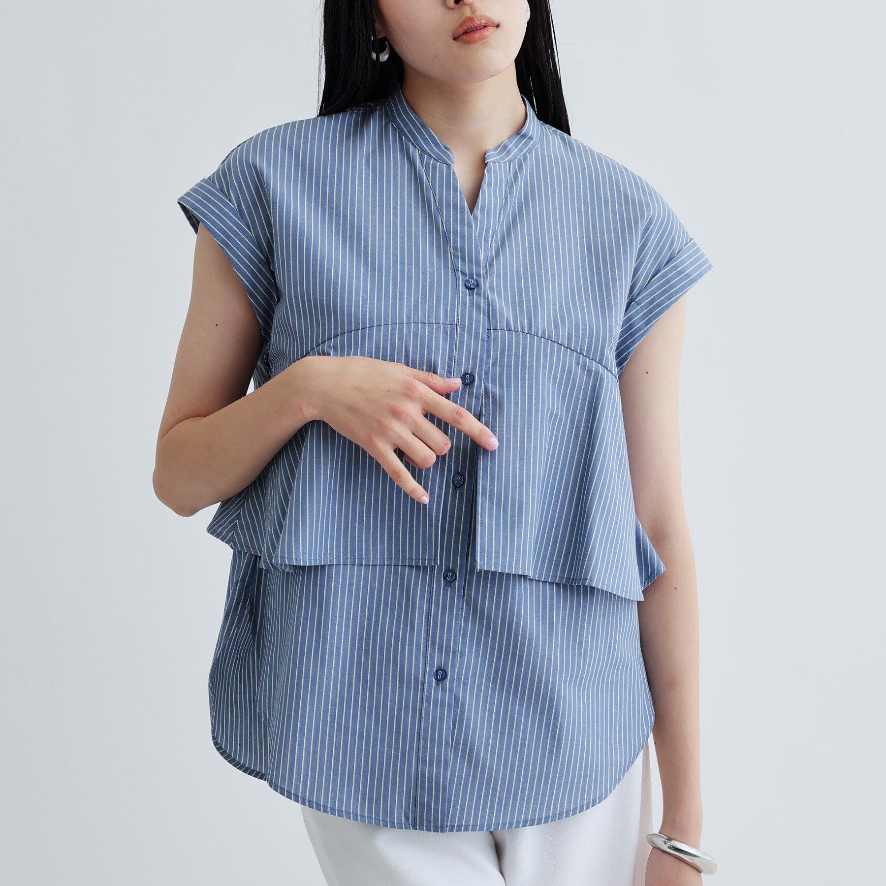 GALLEST「2WAYペプラムシャツ」|シャツ・ブラウス|