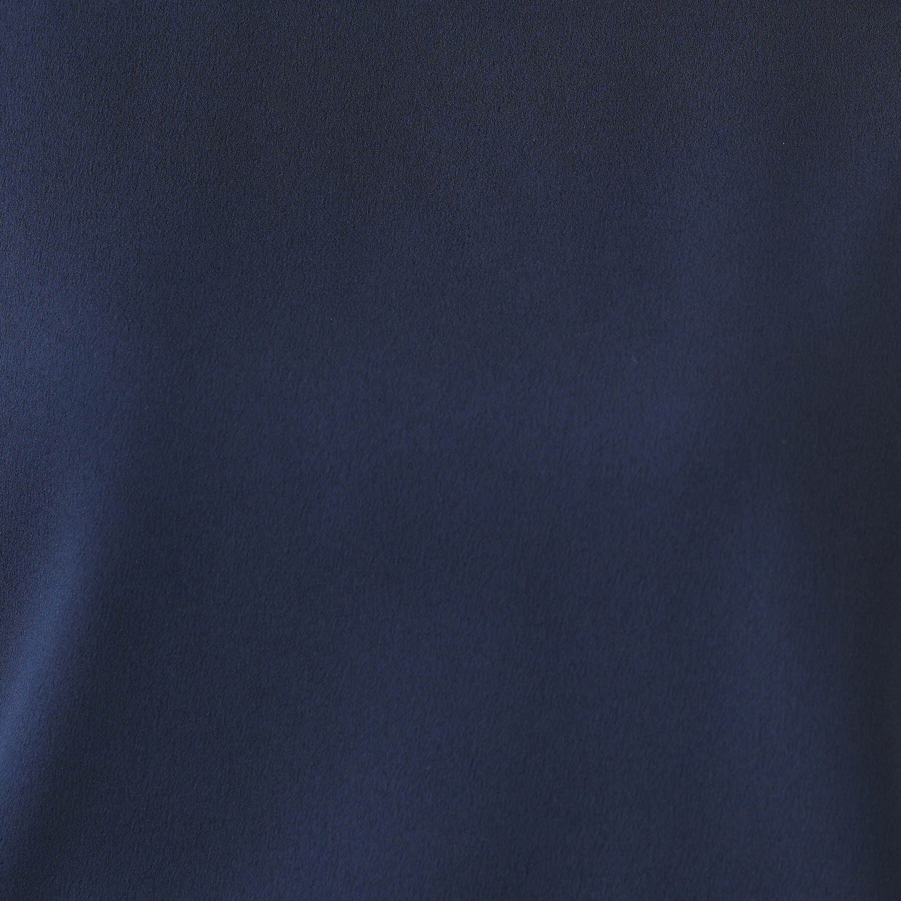 INDIVI「【洗える／5分袖】シルク風素材オフィスブラウス」|シャツ・ブラウス|