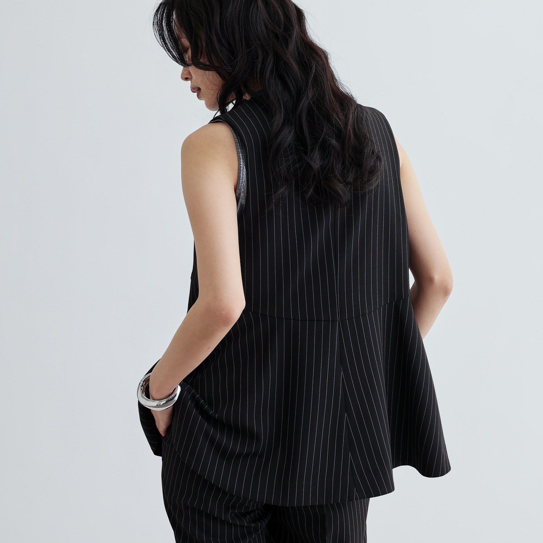 GALLEST「【セットアップ対応】イージーペプラムジレ」|ベスト・ジレ|