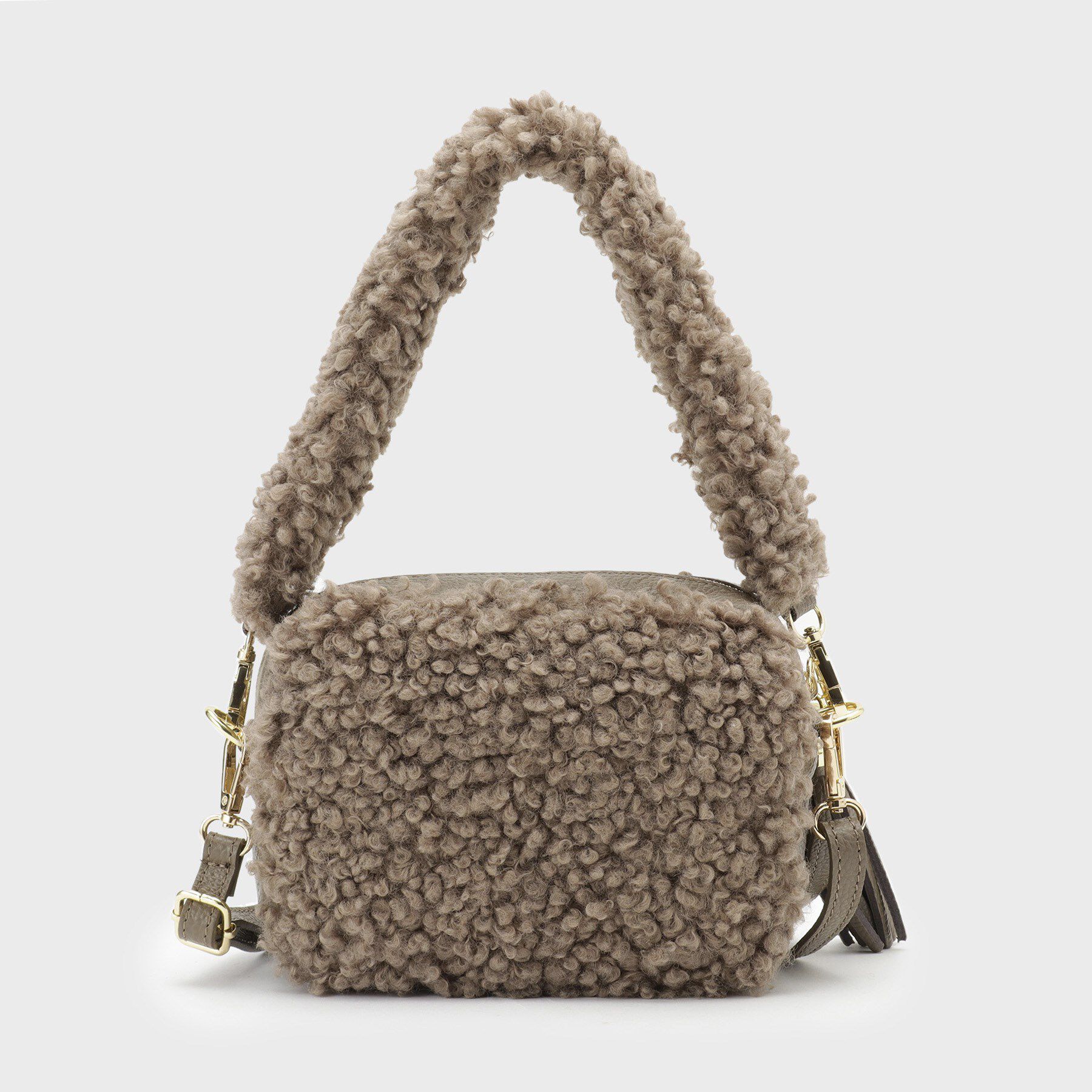 GALLEST「【MILLELA FIRENZE】プードルファーボックスバッグ」|ハンドバッグ|