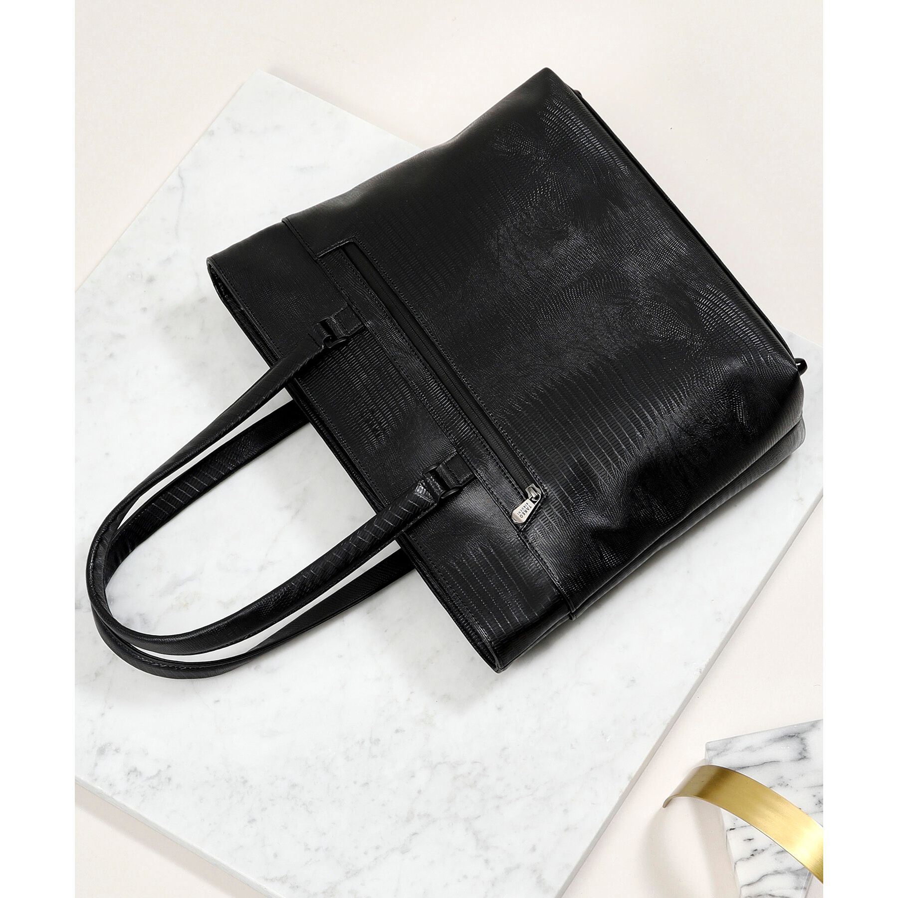 TAKEO KIKUCHI「【撥水】ライトウェイト トートバッグ」|トートバッグ|ブラック・クロコ柄(