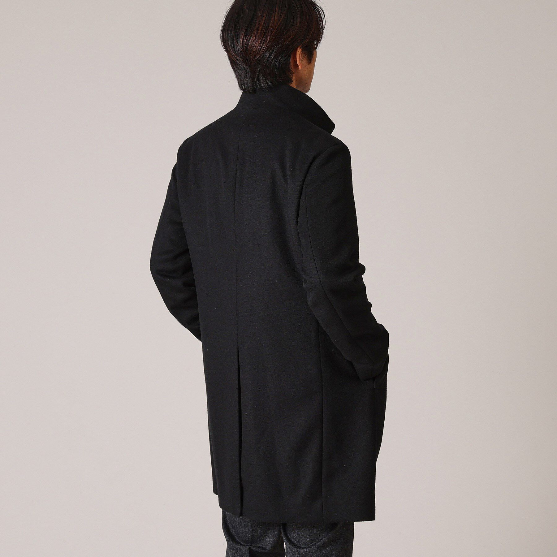 TAKEO KIKUCHI「【ウールカシミヤブレンド】ビーバー調 スタンドカラー コート」|その他|