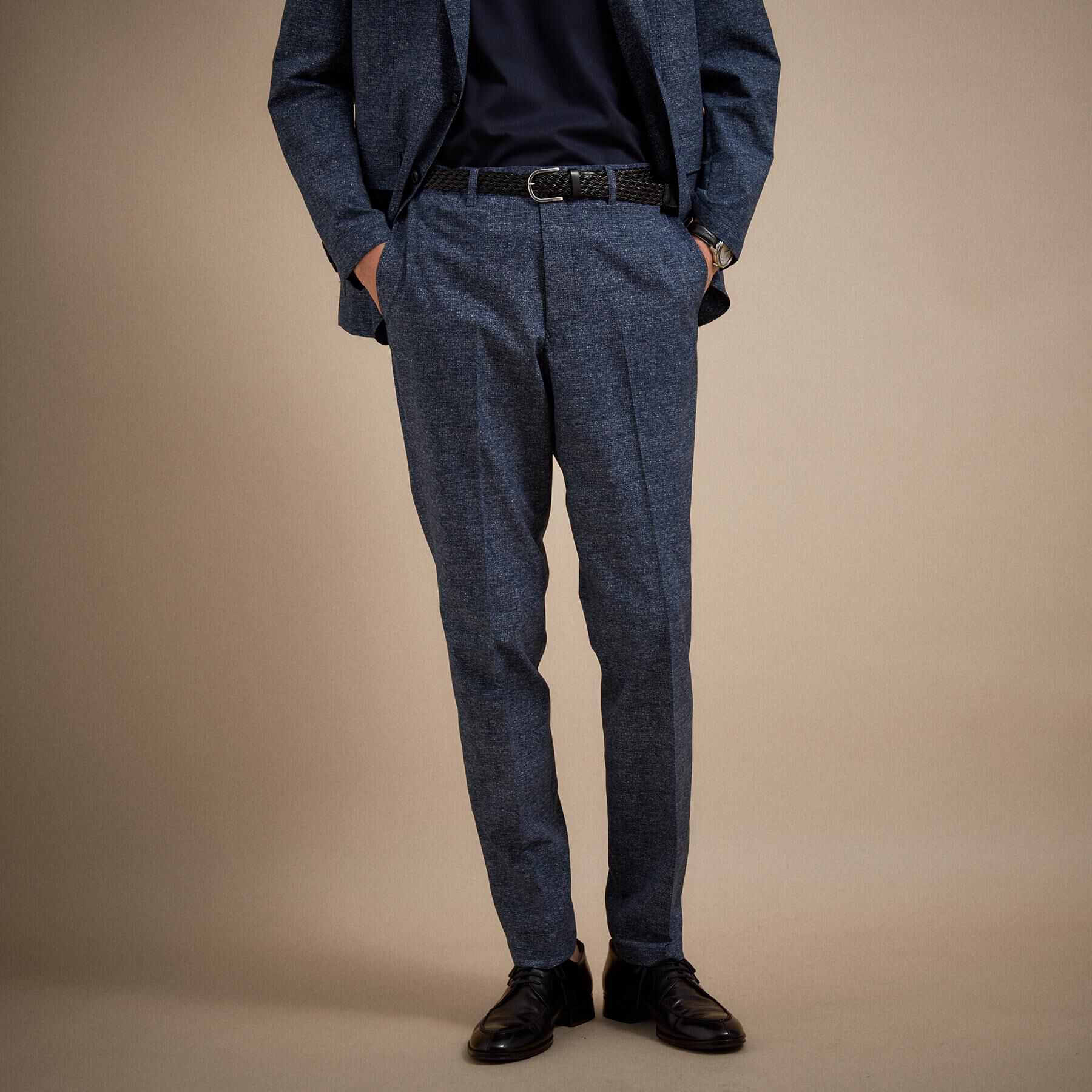 TAKEO KIKUCHI「【抗菌防臭】COOL DOTS（R）ドビープリント パンツ」|その他|ブルー(092)