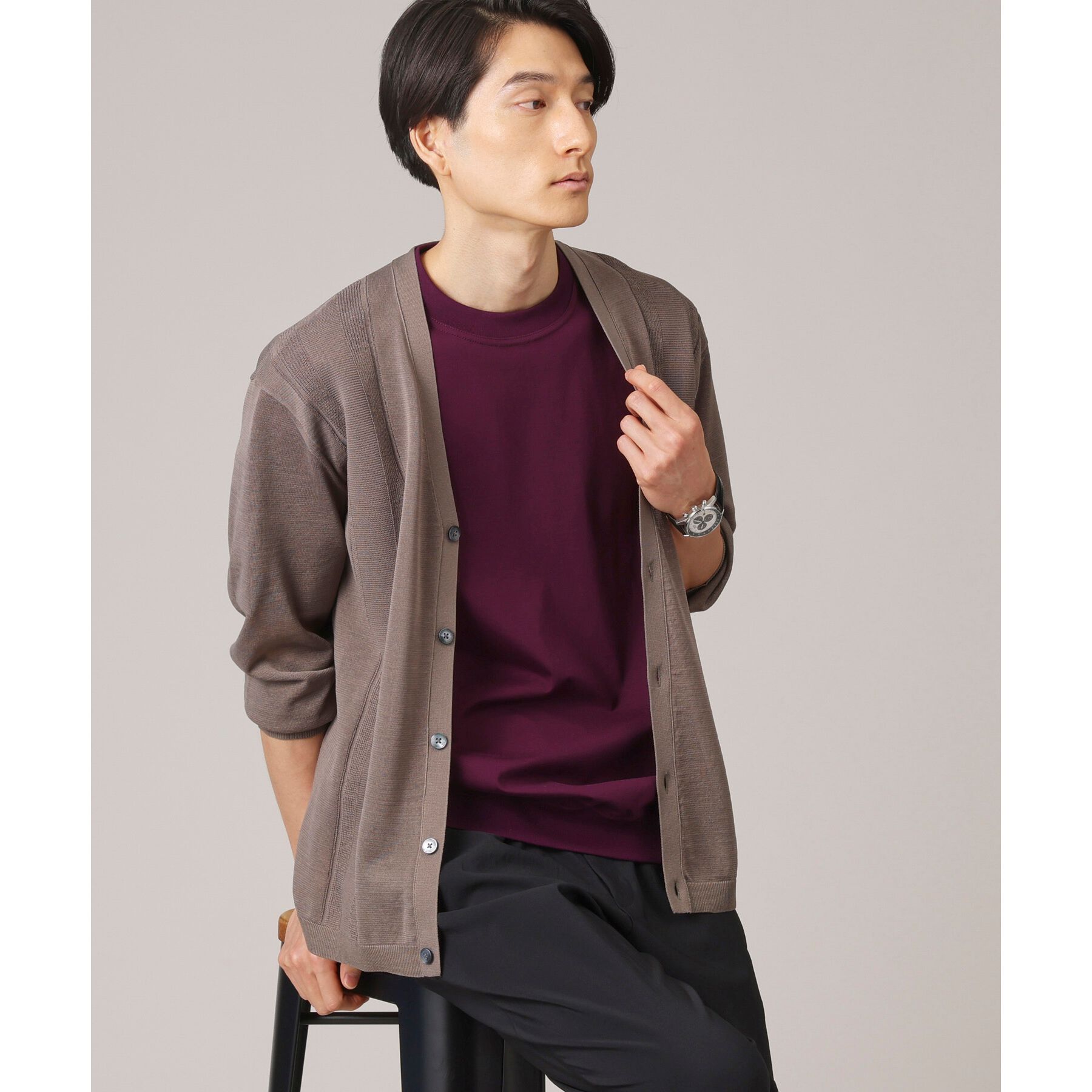 TAKEO KIKUCHI「【抗菌防臭／5サイズ展開】ハイゲージポンチ Tシャツ」|Tシャツ・カットソー|