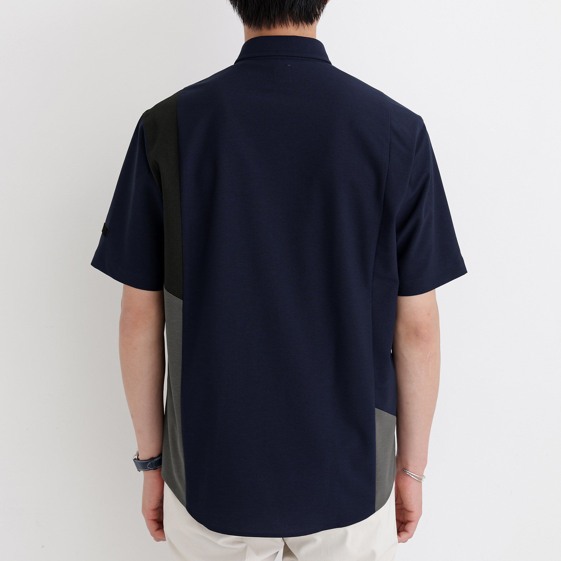 TAKEO KIKUCHI「サイド切り替え 半袖シャツ」|シャツ・ブラウス|