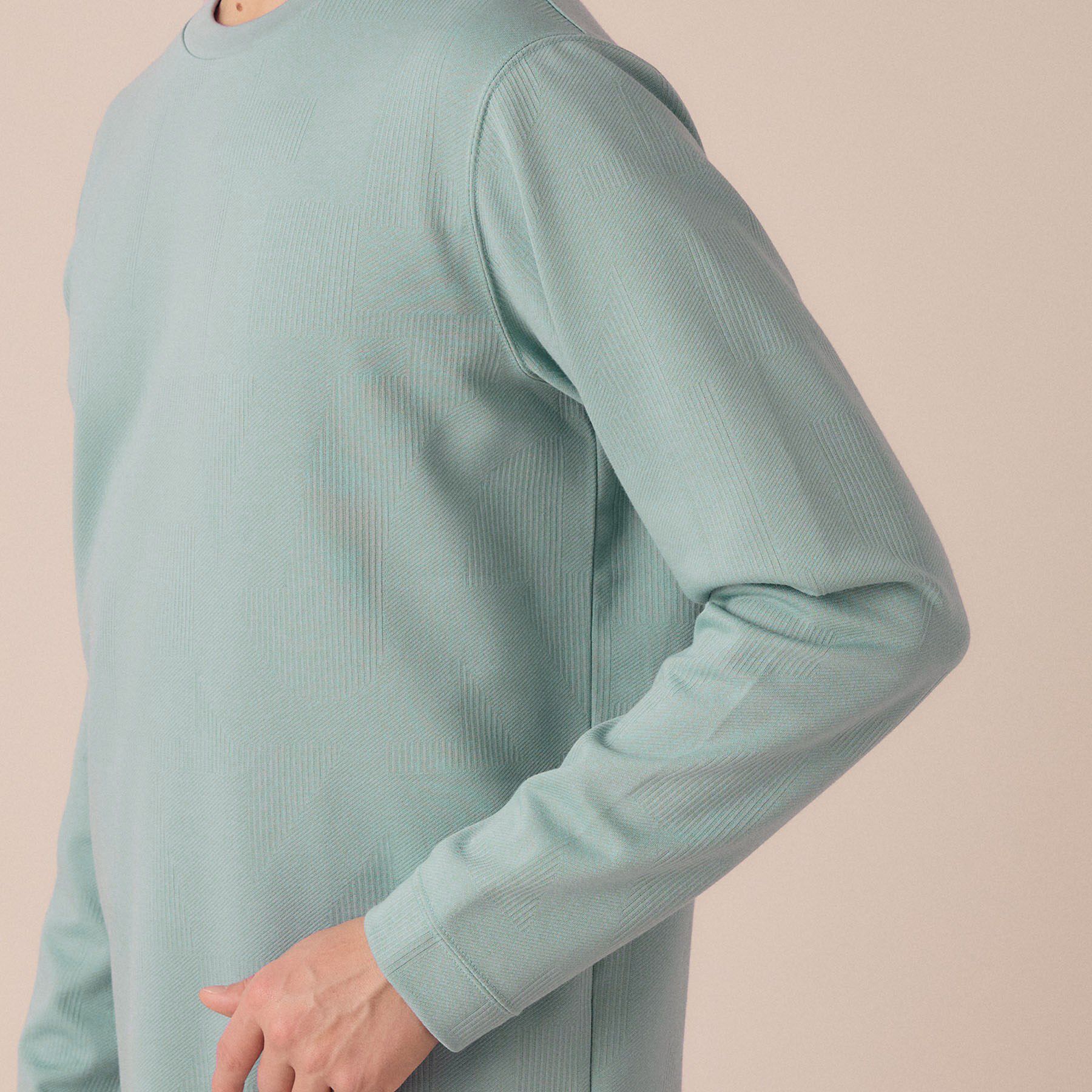 TAKEO KIKUCHI「【尾州ファブリック】ジャカードカットソー」|Tシャツ・カットソー|