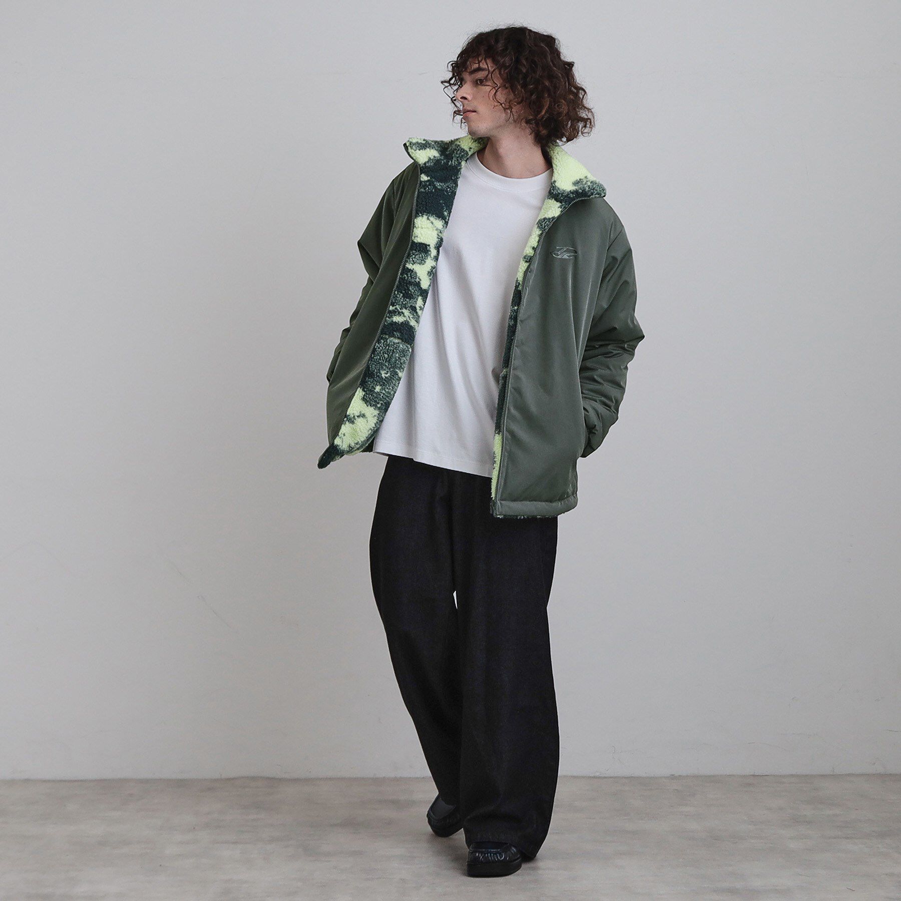 tk.TAKEO KIKUCHI「【WEB限定】リバーシブルボアブルゾン」|ブルゾン・スタジャン|